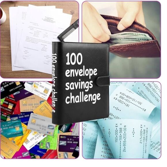 100 Envelopes Money Saving Challenge Binder, Easy And Fun Way To Save 5, 050, - Picture 4 of 6